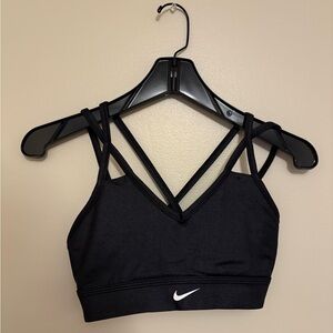 Nike Women's Strappy Black Sports Bra